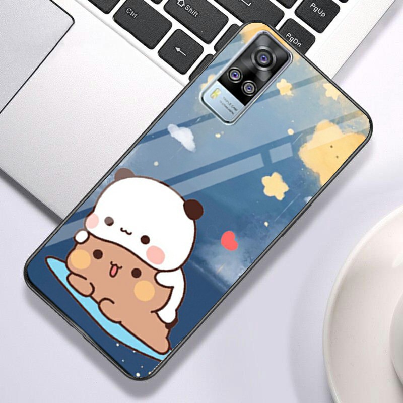 [CG222] Softcase Kaca Vivo Y51 2020 Y50 Y12 Y20S Y91 Z1PRO V5+ Y15 Y30 Y12S Y1S Y71 - Casing Hp Vivo-No.4
