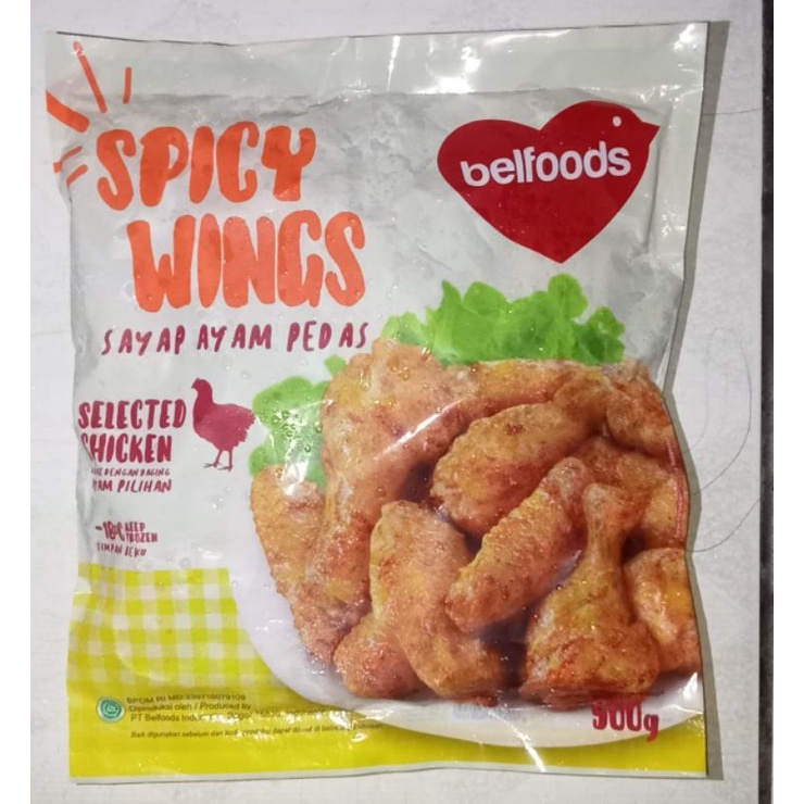 

Spicy Wings Fried Chicken Belfoods 500 gr Frozen Food Murah | Ayam Goreng | Makanan Beku | Olahan Daging Ayam Siap Goreng