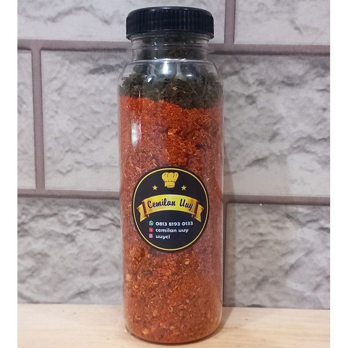 

cabe bubuk basreng daun jeruk komplit 100gr