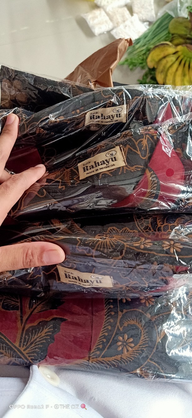 Setya Luhur Batik Pria Lengan Panjang Full Furing Katun Halus Sragenan Batik Solo Rahayu
