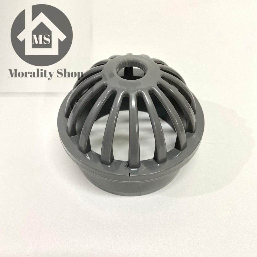 Saringan Got Talang Atap air Hujan 2.5" -Roof Drain 2,5 inch PVC Saringan Talang air Hujan Atap Ruma