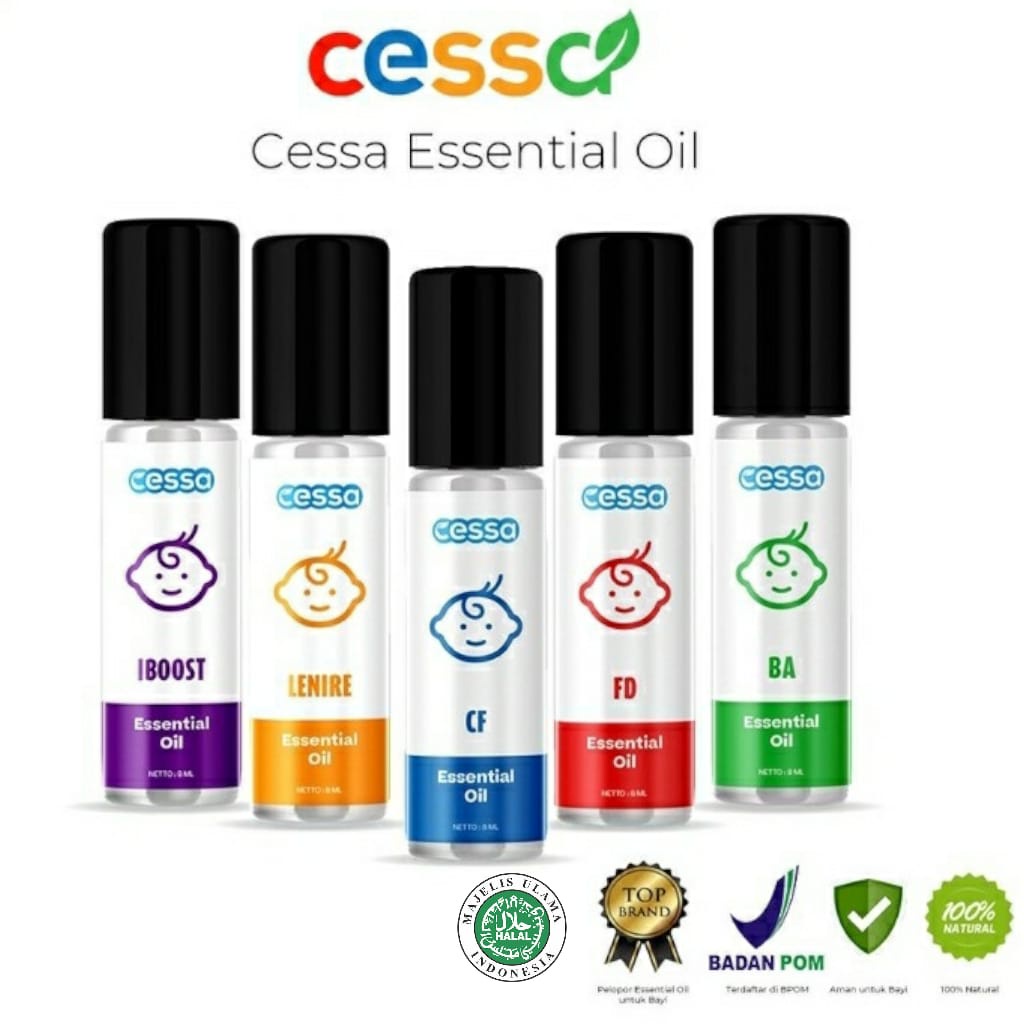 Paket Hemat ISI 6  CESSA  - Cessa Baby 6 varian (Fever Drop, Cough n Flu, Lenire, Bugs Away ,OWL, Immune Booster) Herbal Bayi / Obat Flu Bayi / Obat Batuk obat oles bayi cessa bayi  CESSA BABY COUGH N FLU , FEVER DROP LENIRE BUGS AWAY IMMUNE BOOSTER BAYI