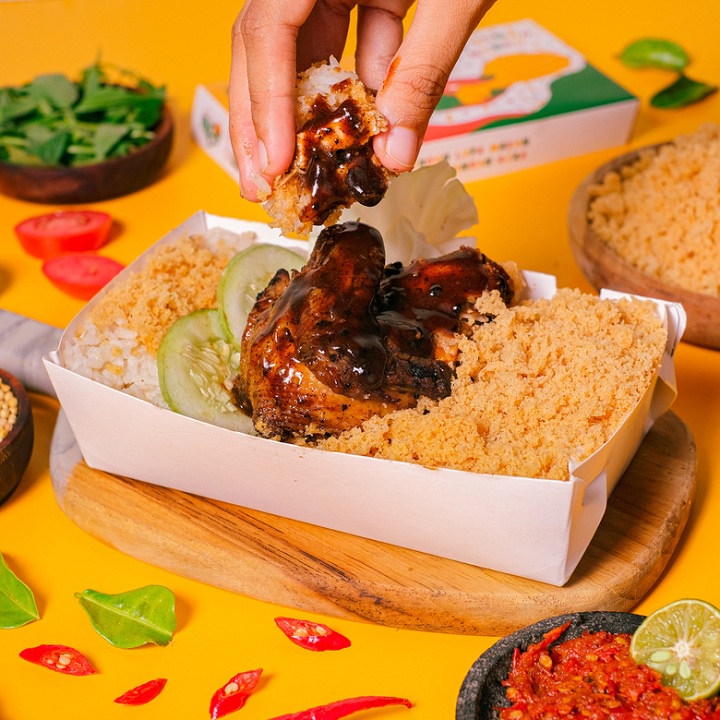 

Nasi Kremes Ayam Blackpepper