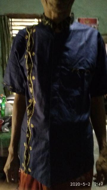 Atasan Batik Dolby Dolbi Dobby Doby Tenun Sutra Tulis Halus Katun Atbm Baron ,sarombit Atasan