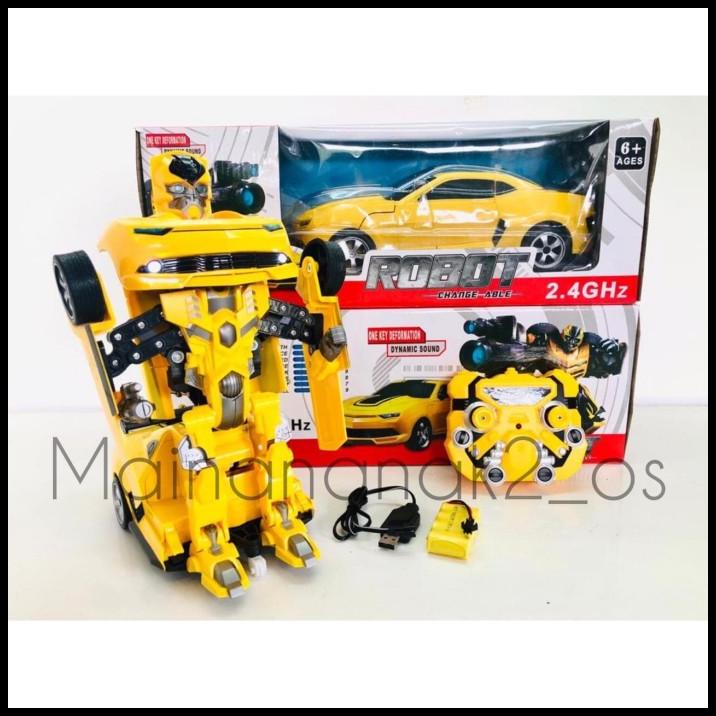 Remote Control 2in1 Deformation Bumblebee Mobil Robot Transformer RC M