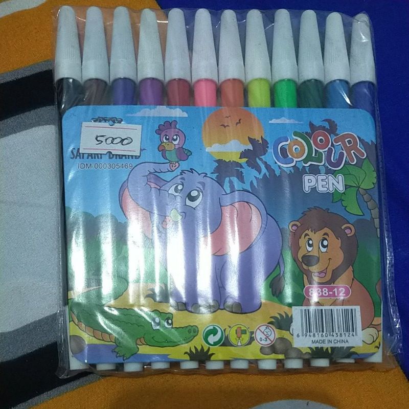 

spidol warna isi 12 warna alat tulis