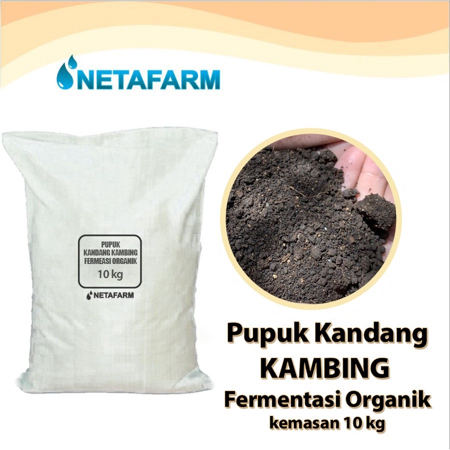 Pupuk Kandang Kambing Fermentasi Organik - 10 kg