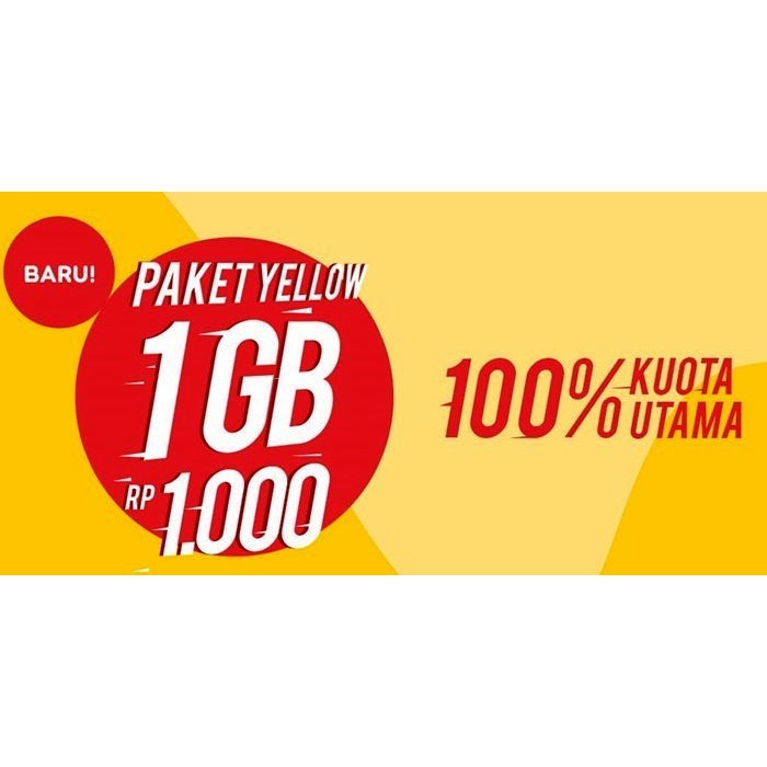 PAKET PULSA YELLOW SERIBUAN
