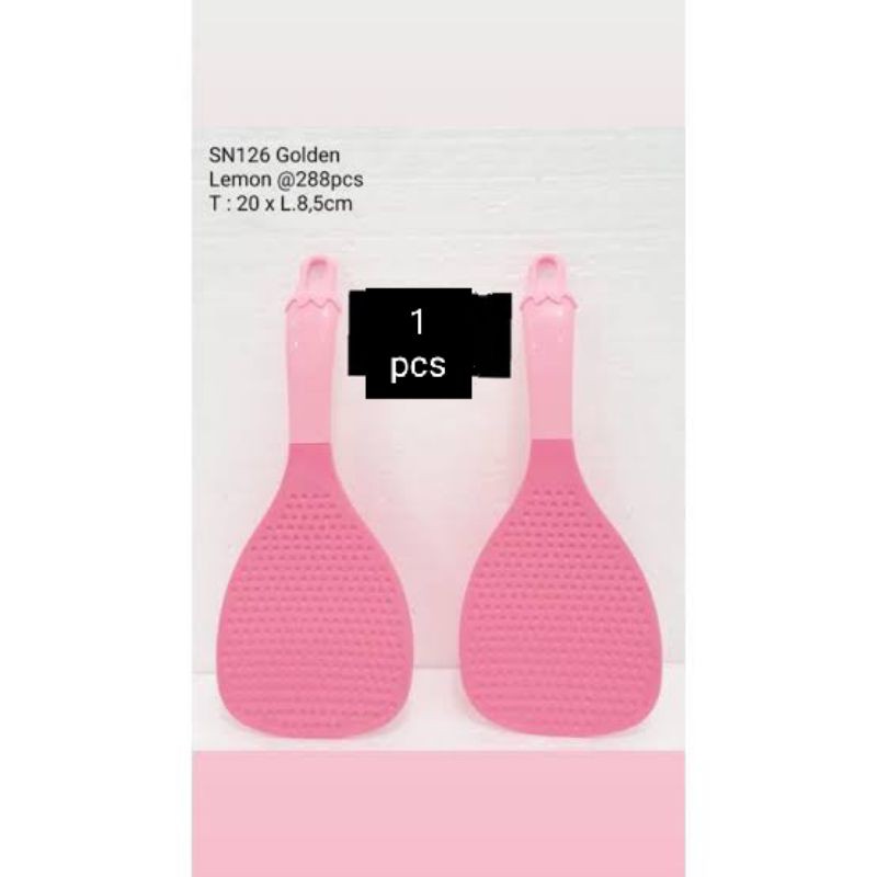 Centong nasi pink cantik lucu dan unik SN 126