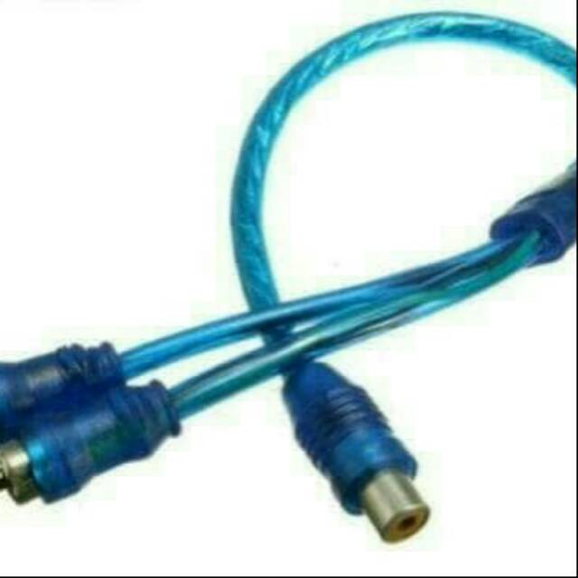 Kabel RCA Cabang Y 1in out 2