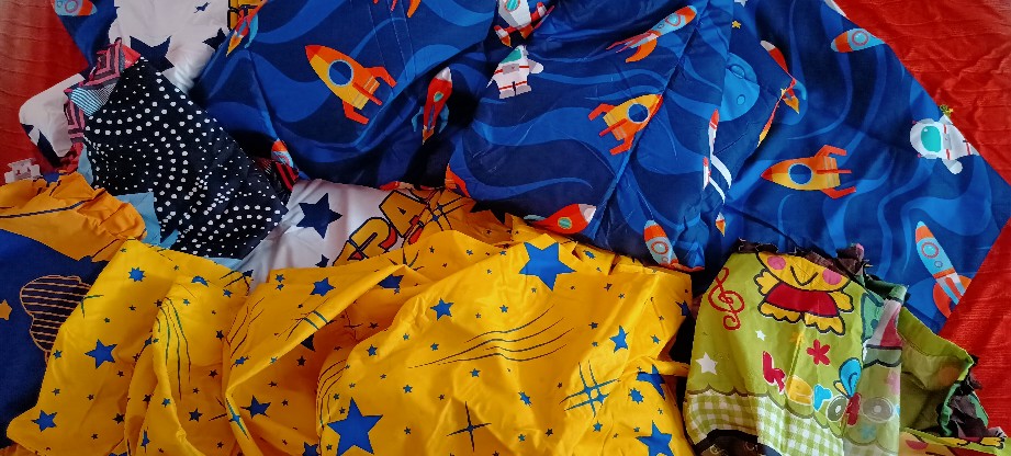 Bed Cover Set 180x200 Bahan Katun Halus Homemade