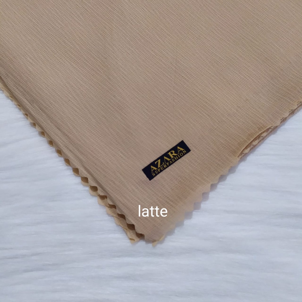 Bisa COD Segiempat Cornskin Azara lasercut / corn skin square / jilbab segiempat cornskin-latte