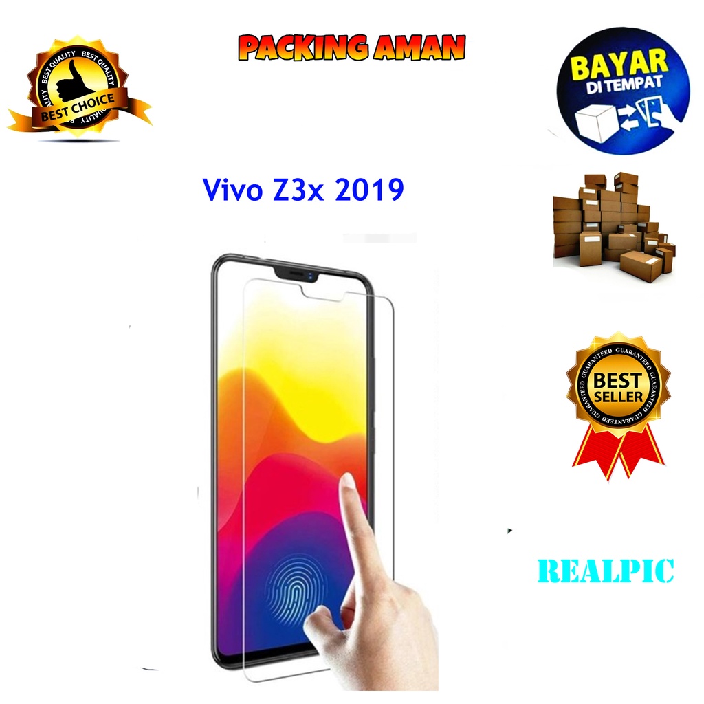 Tempered Glass Vivo Z3x 2019 Screen Protector Anti Gores