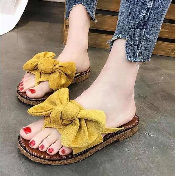 (COD) FREE ONGKIR Sandal Wedges Wanita Pita Bundar