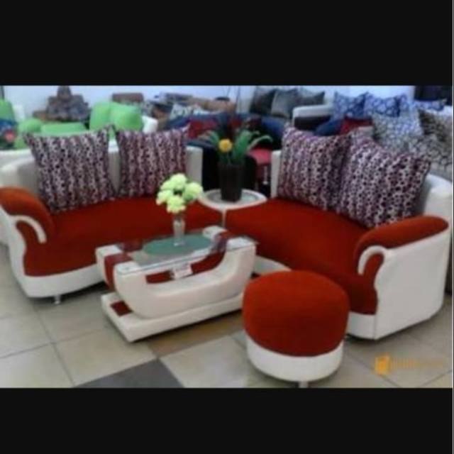 Sofa Lambada merah