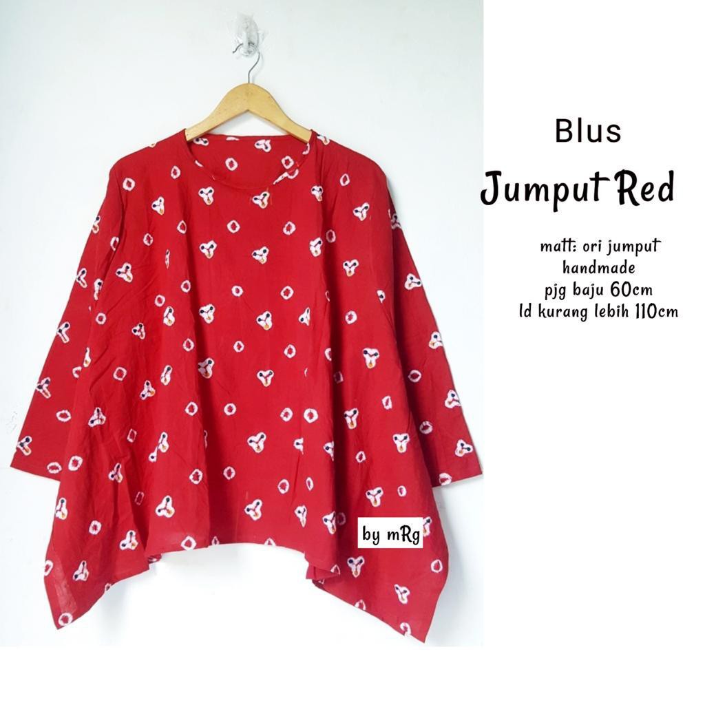 Blus jumputan ori jumput handmade