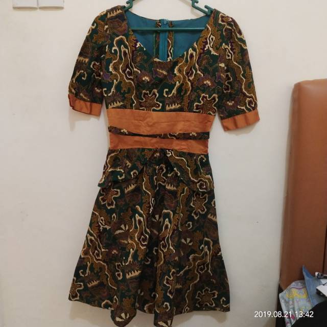 preloved dress terusan batik