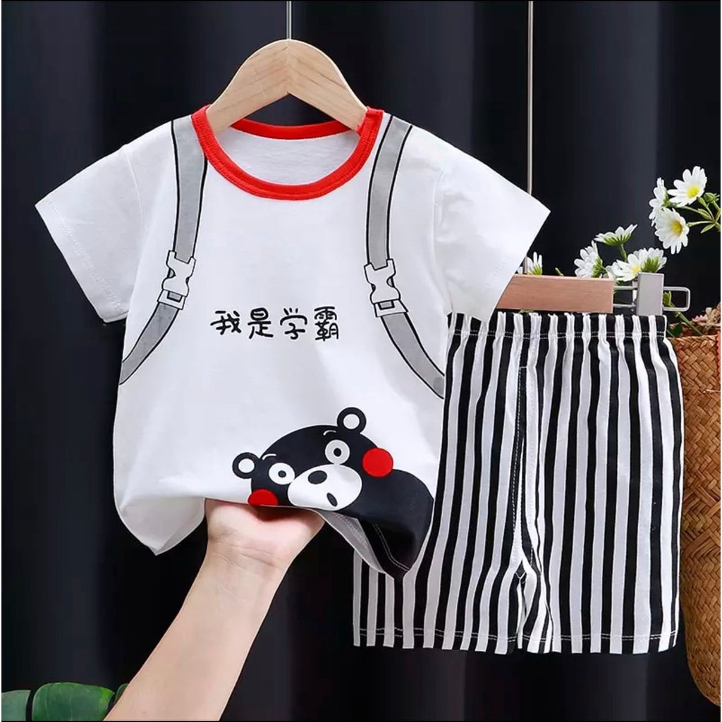 PROMO SETELAN BAJU ANAK TERBARU MOTIF TAS SALUR `-5 TAHUN SETELAN BAJU ANAK LAKI LAKI DAN PEREMPUAN TERBARU