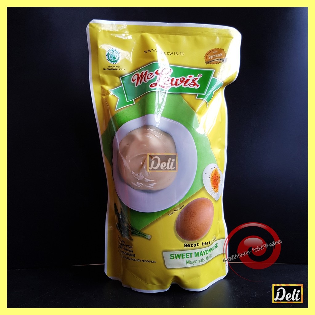 

Saus Mayonnaise Manis Mc Lewis Sweet Mayo Kecut Manis Pouch 1kg