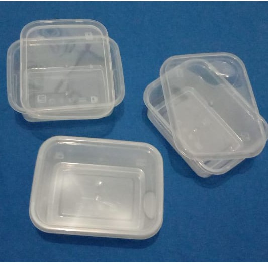 TERMURAH Thinwal Kotak 200ml 25 psc Food Container Box Tempat Makanan Plastik Thinwall 200ml