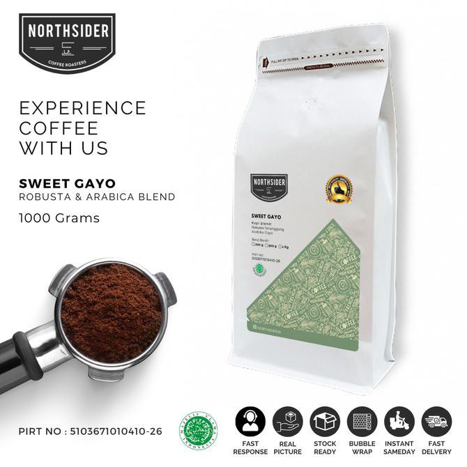 

Big Sale BIJI KOPI ARABIKA SWEET GAYO BLEND - 1KG NORTHSIDER COFFEE BLEND - BIJI KOPI Promo Awal