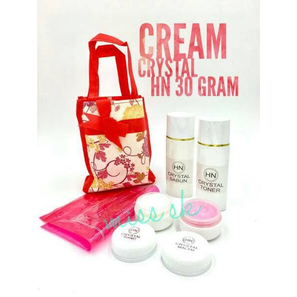 ORIGINAL Paket Cream HN Crystal 30 gram | HN Crystal 30gr Emboss