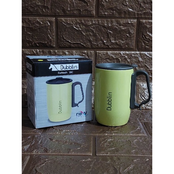 MUG / GELAS / CANGKIR KOPI TAHAN PANAS DUBBLIN 350ml STAINLESS STEEL