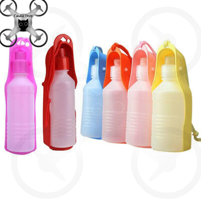 Botol Minum Travel Kucing Anjing Bottle Cat Dog Pet 250ml 250 ml Travelling Perjalanan