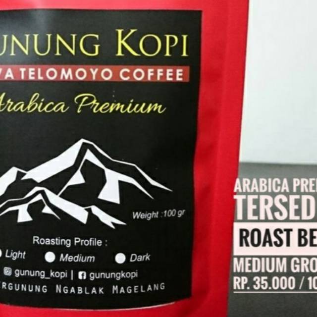 

Arabica premium coffee GUNUNG KOPI