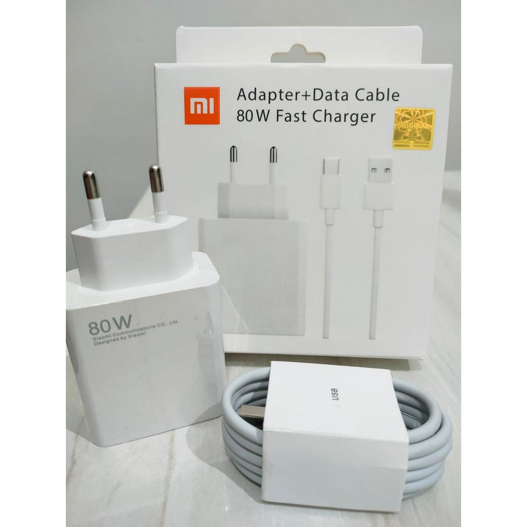 (ba) TC CHARGER XIAOMI 80W ORI 100% TURBO CHARGE | FAST CHARGING | CABLE DATA TYPE C