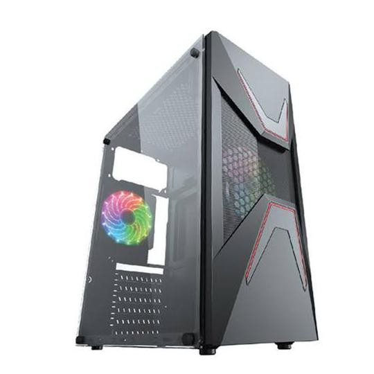 khoiri.olshop | Casing Gaming ATX Infinity Cobra + 1 Fan RGB