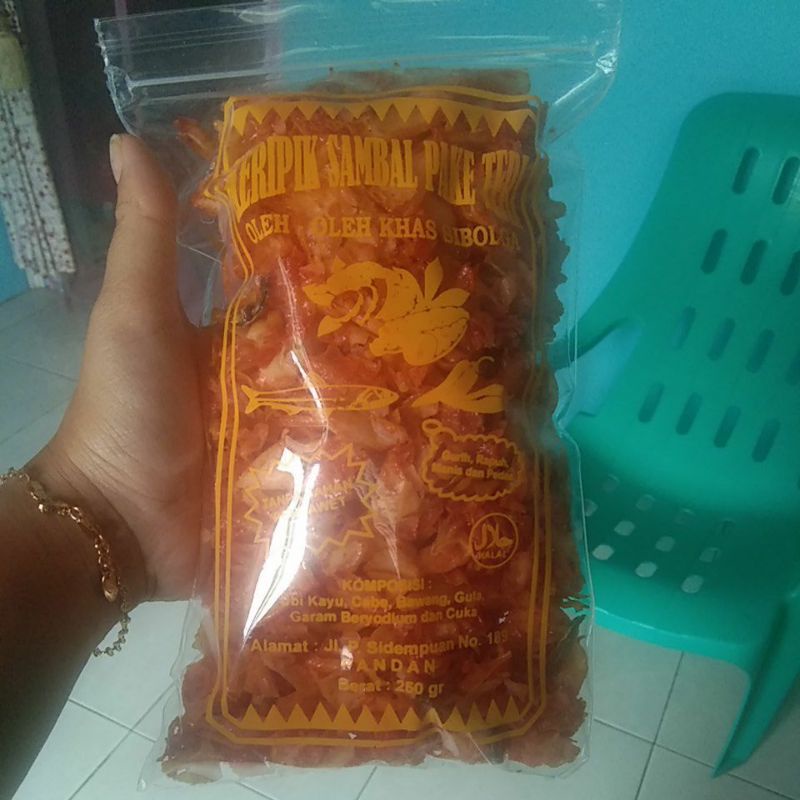 

keripik sambal Sibolga uk ¼kg