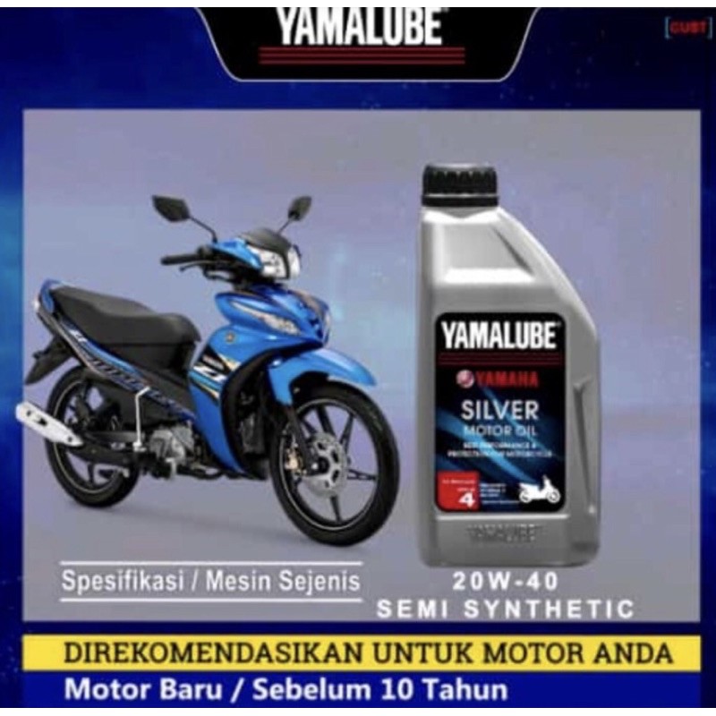 OLI MESIN MOTOR BEBEK MATIC YAMALUBE SILVER ORI 0.8LITER