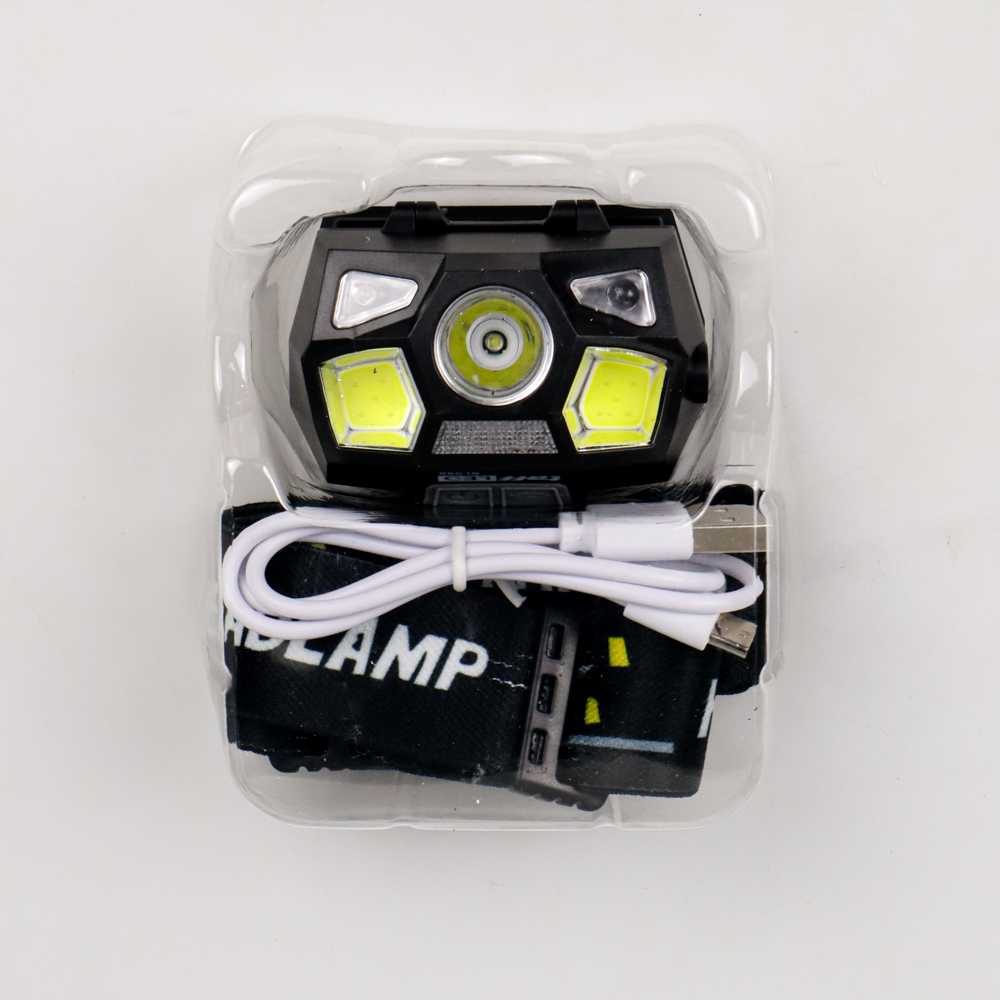 TaffLED Headlamp Rechargeable USB Motion XPE+COB 10000 Lumens BL066