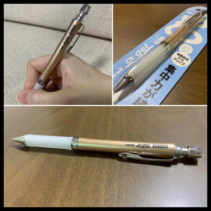 

Pensil Mekanik Alpha Gel Slim 0.5Mm M5-809Gg Uni Mithsubishi