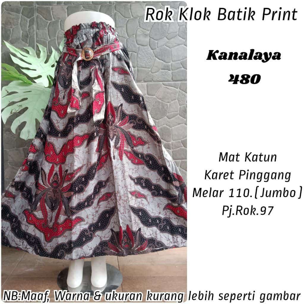 (Dijamin RealPict) Rok Batik original Pekalongan garansi harga termurah Rok Klok Modern By BellaQ-Kanalaya 480
