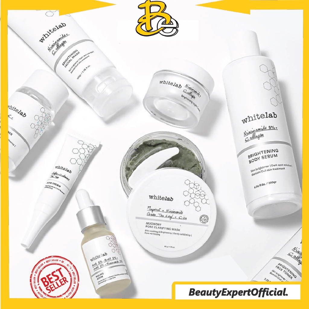 ⭐️ Beauty Expert ⭐️ WHITELAB Brightening Series: Face Body Serum, Facial Wash, Day Night Cream