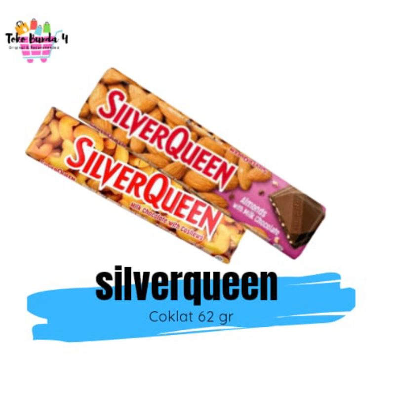

silverqueen 62gr coklat silverqueen cashew, silverqueen coklat almond 62gr