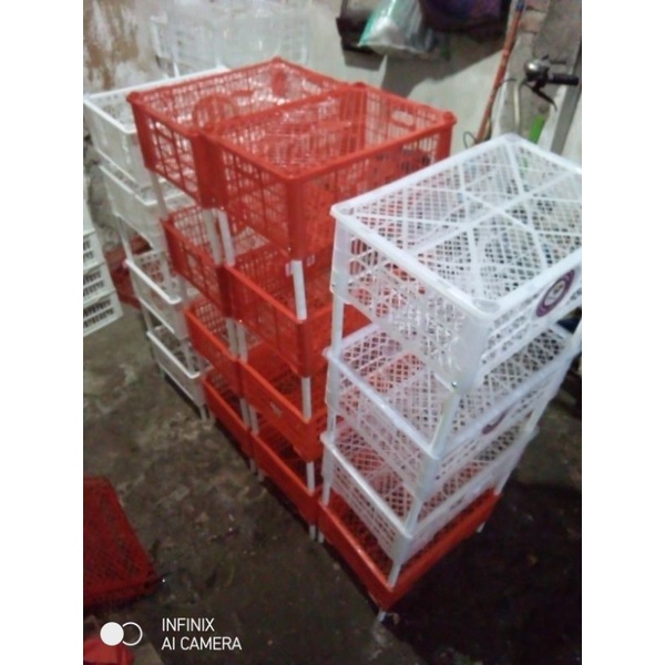 rak susun keranjang buah serbaguna