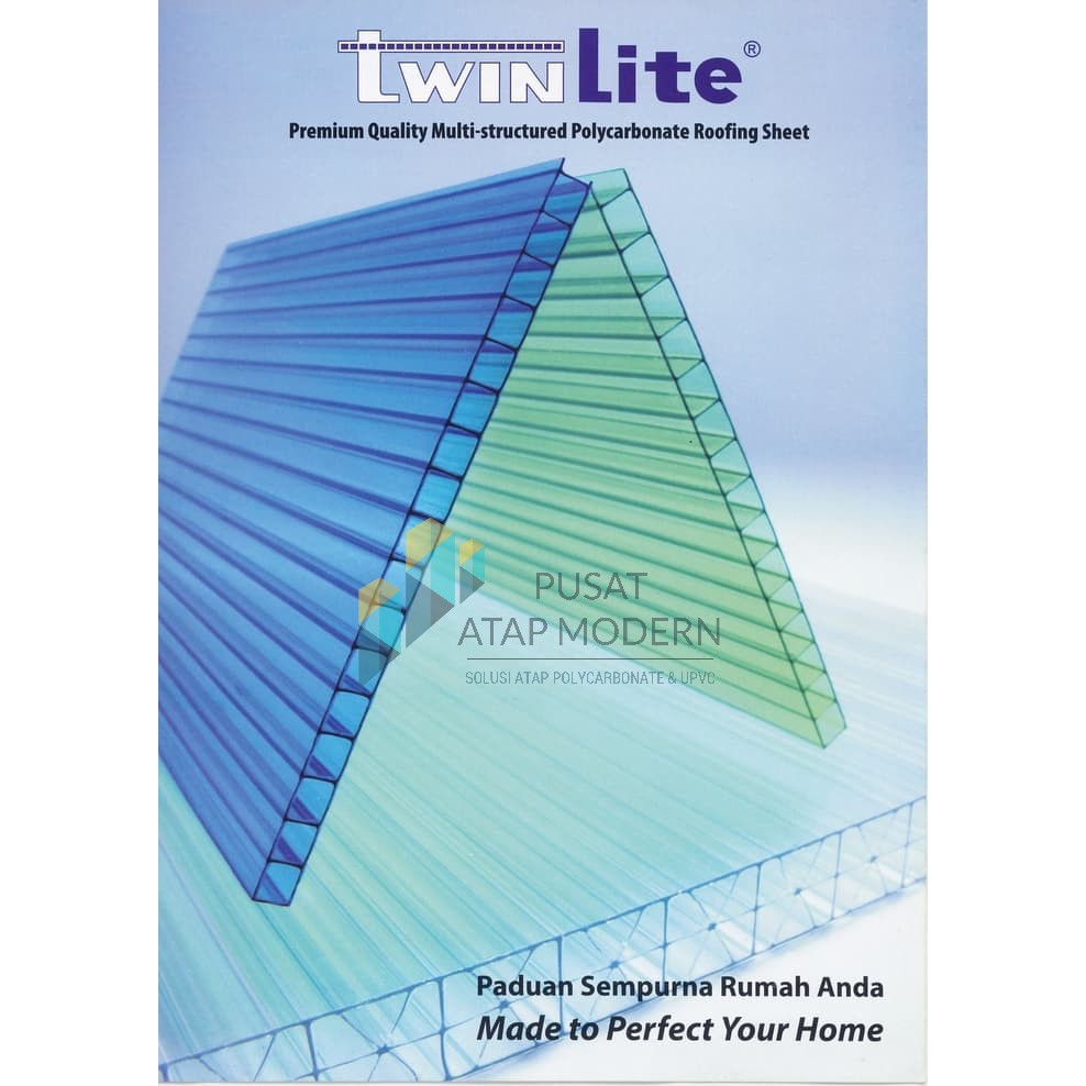 Twinlite 6mm Atap Polycarbonate Premium - KHUSUS JABODETABEK