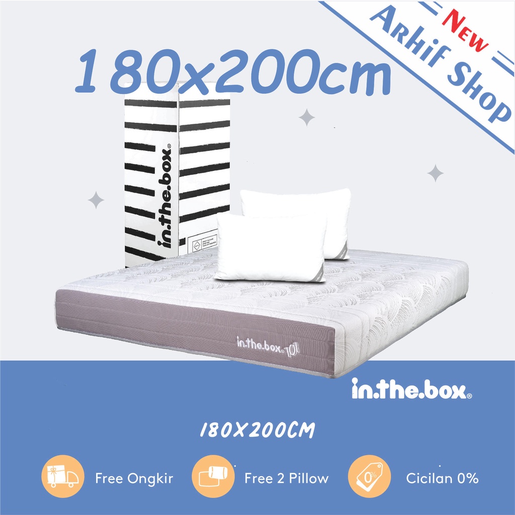 SPRINGBED inthebox 101 180x200x27 (King) KASUR IN THE BOX