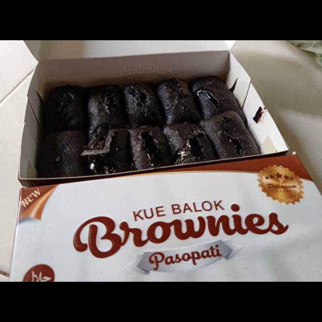 

Kue Balok Brownies coklat lumer