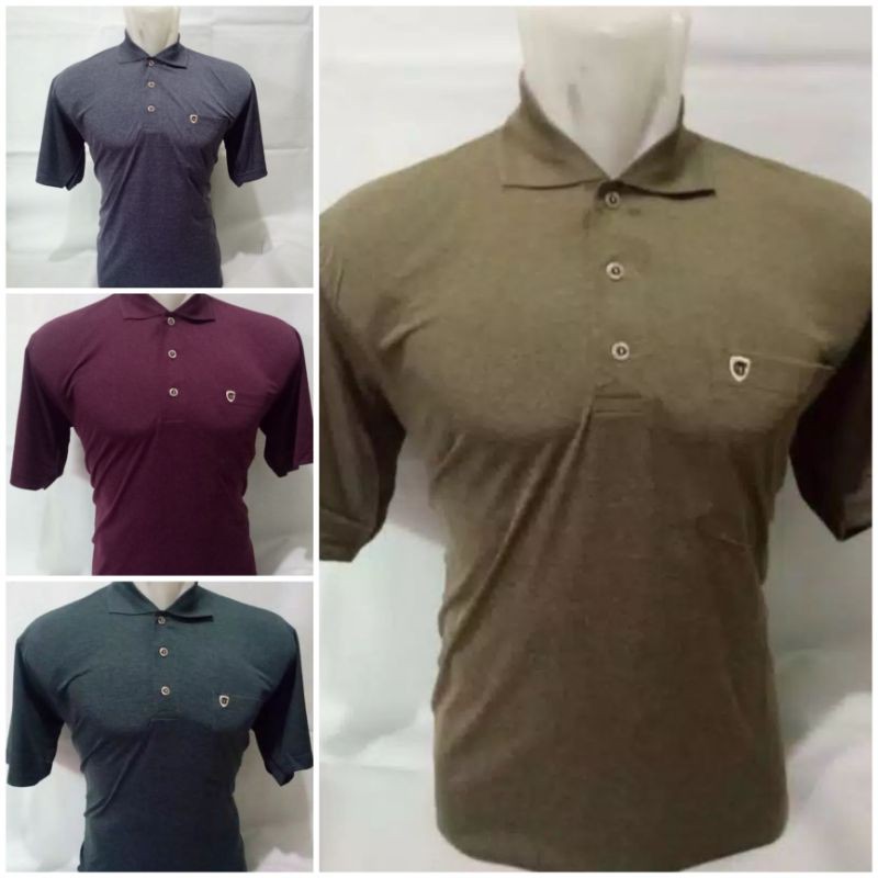 Kaos Kerah Polos - Kerah Pria Korea - Kerah Cunnam