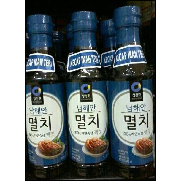 

KECAP IKAN TERI SAOS BUMBU KOREA KOREAN ANCHOVY SAUCE