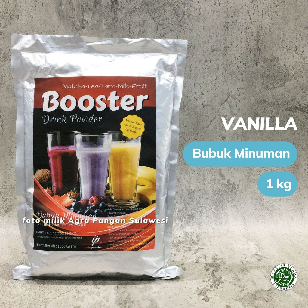 

Bubuk Minuman VANILLA 1kg | Vanila Drink Powder Frappe Milkshake Latte Flavour Rasa Premix Instan - Indo Powder