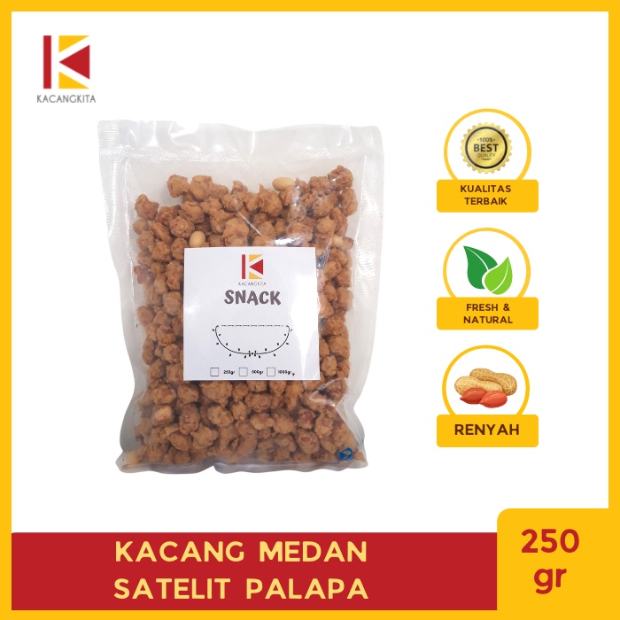 

Kacang Telur Medan Satelit Palapa 250gr