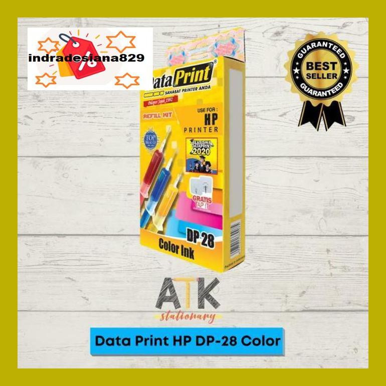 

Indr0Dpp Tinta Suntik Data Print 3 Warna Dp 28- Printer Hp Atk 8D6Indrr