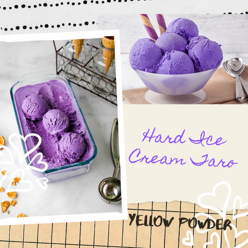 

Taro HARD ICE CREAM Powder 1Kg - Bubuk Ice Cream Taro 1Kg