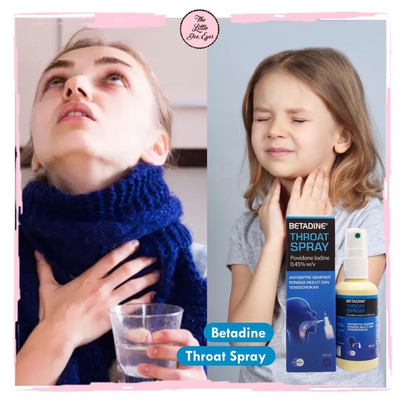 [READY] Betadine Cold Defence Nasal Spray Kids / Throat Spray