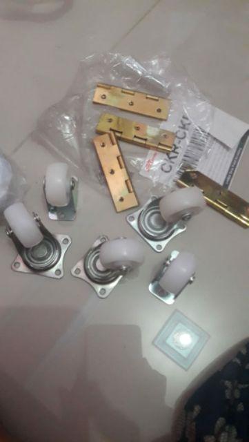 Roda Lemari Etalase 1-1/4 Mati